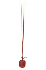 Кожаный чехол для airpods pro LOEWE коричневого цвета, арт. C500036X01 | Фото 5 (Материал: Натуральная кожа; Женское Кросс-КТ: Кожа AirPods)