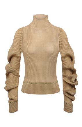 Женская шелковая водолазка BOTTEGA VENETA бежевого цвета по цене 158500 руб., арт. 664118/V0ZF0 | Фото 1 Женская шелковая водолазка BOTTEGA VENETA бежевого цвета, арт. 664118/V0ZF0 | Фото 1 (Материал внешний: Шелк; Стили: Гламурный; Рукава: Длинные; Длина (для топов): Стандартные; Женское Кросс-КТ: Водолазка-одежда)