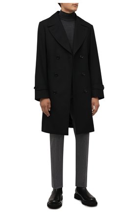 Мужской шерстяная водолазка CORNELIANI темно-серого цвета по цене 20650 руб., арт. 88M503-1825100/00 | Фото 2 Мужской шерстяная водолазка CORNELIANI темно-серого цвета, арт. 88M503-1825100/00 | Фото 2 (Материал внешний: Шерсть; Длина (для топов): Стандартные; Рукава: Длинные; Мужское Кросс-КТ: Водолазка-одежда; Стили: Кэжуэл; Принт: Без принта)