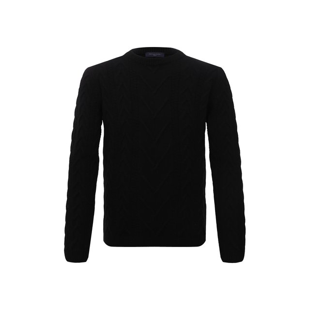 Шерстяной свитер Daniele Fiesoli DF 0100, цвет чёрный, размер 52