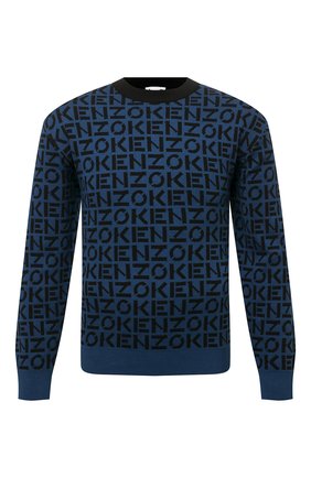 Мужской джемпер kenzo sport KENZO темно-синего цвета по цене 24350 руб., арт. FB65PU6363SC | Фото 1 Мужской джемпер kenzo sport KENZO темно-синего цвета, арт. FB65PU6363SC | Фото 1 (Длина (для топов): Стандартные; Материал внешний: Хлопок, Синтетический материал; Рукава: Длинные; Мужское Кросс-КТ: Джемперы; Вырез: Круглый; Принт: С принтом; Стили: Кэжуэл)