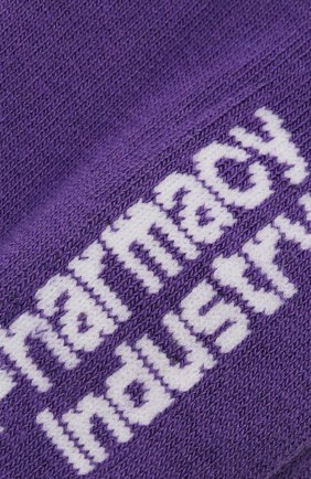 Мужские хлопковые носки PHARMACY INDUSTRY фиолетового цвета, арт. PHAMC66 | Фото 2 (Материал внешний: Хлопок; Кросс-КТ: бельё)