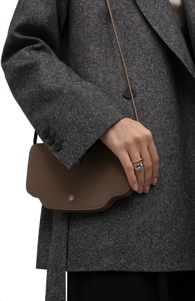 Женский клатч sesia LORO PIANA коричневого цвета по цене 149000 руб., арт. FAL6762 | Фото 2 Женский клатч sesia LORO PIANA коричневого цвета, арт. FAL6762 | Фото 2 (Материал: Натуральная кожа; Женское Кросс-КТ: Клатч-клатчи; Размер: small; Ремень/цепочка: На ремешке)