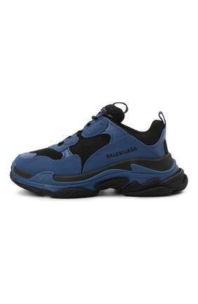 Детские кроссовки BALENCIAGA синего цвета по цене 39950 руб., арт. 654251/W2CA1 | Фото 2 Детские кроссовки BALENCIAGA синего цвета, арт. 654251/W2CA1 | Фото 2 (Материал внешний: Текстиль, Экокожа; Материал внутренний: Текстиль; Стили: Гранж)