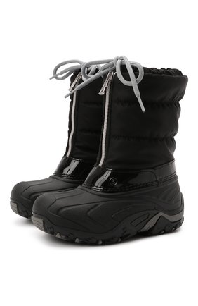 Детские утепленные сапоги BOGNER черного цвета по цене 13950 руб., арт. 42145812/B0RMI0 JR.3 | Фото 1 Детские утепленные сапоги BOGNER черного цвета, арт. 42145812/B0RMI0 JR.3 | Фото 1 (Материал внешний: Текстиль; Материал утеплителя: Шерсть, Натуральный мех)