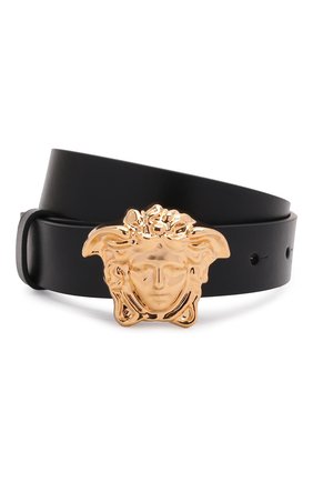Детский кожаный ремень VERSACE черного цвета по цене 14750 руб., арт. 1000661/1A00138 | Фото 1 Детский кожаный ремень VERSACE черного цвета, арт. 1000661/1A00138 | Фото 1