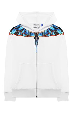 Детский хлопковая толстовка MARCELO BURLON KIDS OF MILAN белого цвета по цене 16850 руб., арт. CBBE001F21FLE005 | Фото 1 Детский хлопковая толстовка MARCELO BURLON KIDS OF MILAN белого цвета, арт. CBBE001F21FLE005 | Фото 1 (Материал внешний: Хлопок; Рукава: Длинные; Мальчики Кросс-КТ: Толстовка-одежда; Ростовка одежда: 10 - 11 лет | 140 - 146см, 6 лет | 116 см, 8 лет | 128 см)