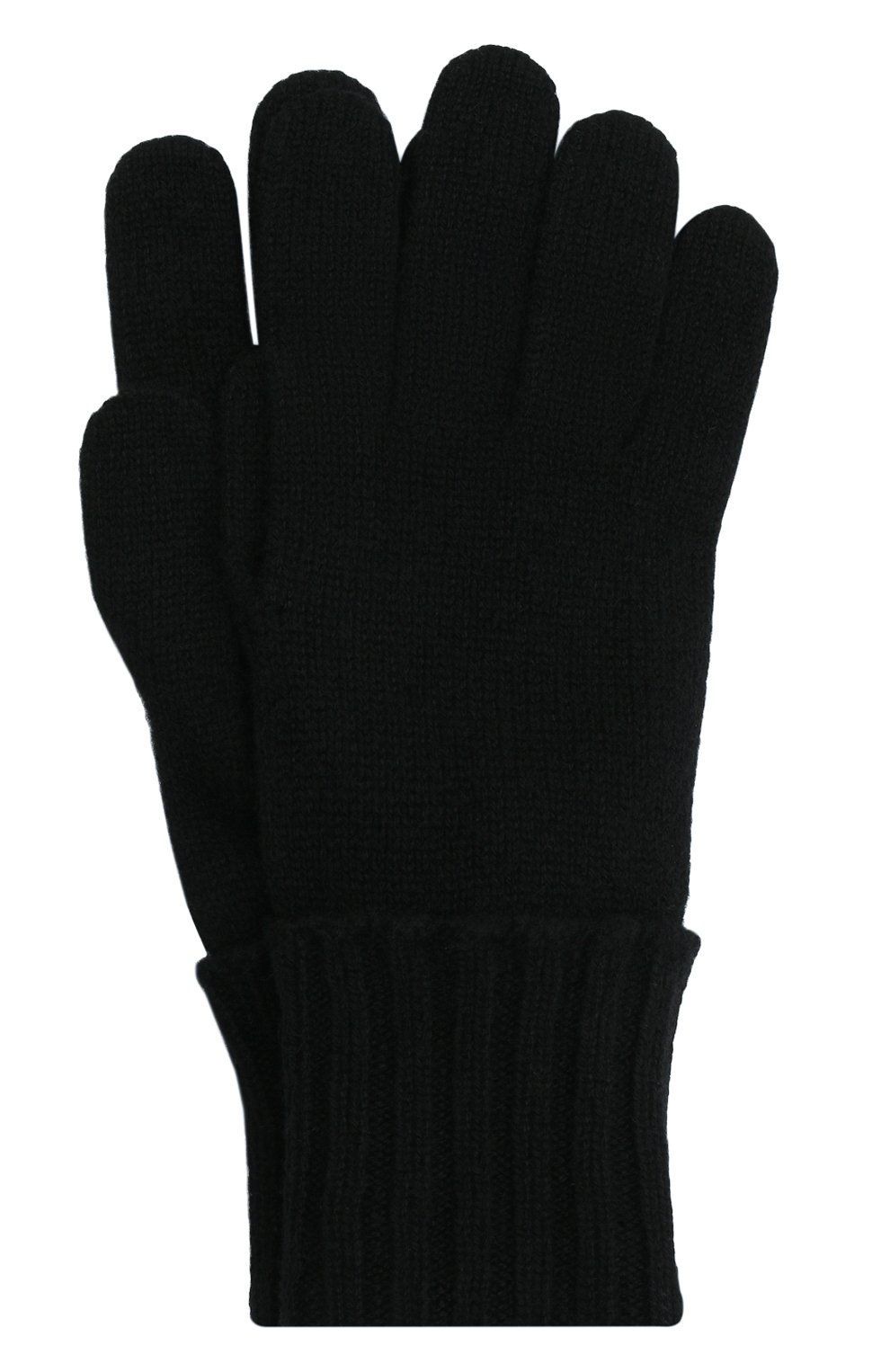 Женские кашемировые перчатки INVERNI черного цвета, арт. 5299 GU | Фото 1 (Материал: Текстиль, Кашемир, Шерсть; Кросс-КТ: Трикотаж)
