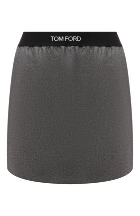 Женская кашемировая юбка TOM FORD серого цвета по цене 82300 руб., арт. GC5600-FAX778 | Фото 1 Женская кашемировая юбка TOM FORD серого цвета, арт. GC5600-FAX778 | Фото 1 (Материал подклада: Шелк; Материал внешний: Кашемир, Шерсть; Длина Ж (юбки, платья, шорты): Мини; Женское Кросс-КТ: Юбка-одежда; Стили: Гламурный)