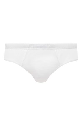 Мужские хлопковые брифы ERMENEGILDO ZEGNA белого цвета по цене 3640 руб., арт. N2L610070 | Фото 1 Мужские хлопковые брифы ERMENEGILDO ZEGNA белого цвета, арт. N2L610070 | Фото 1 (Материал внешний: Хлопок; Кросс-КТ: бельё; Мужское Кросс-КТ: Трусы)