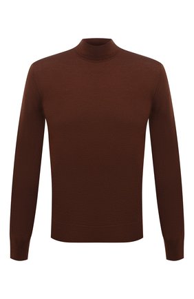 Мужской шерстяная водолазка DRIES VAN NOTEN коричневого цвета по цене 39000 руб., арт. 212-021218-3700 | Фото 1 Мужской шерстяная водолазка DRIES VAN NOTEN коричневого цвета, арт. 212-021218-3700 | Фото 1 (Рукава: Длинные; Длина (для топов): Стандартные; Материал внешний: Шерсть; Мужское Кросс-КТ: Водолазка-одежда; Принт: Без принта; Стили: Кэжуэл)