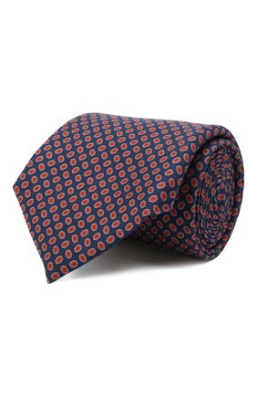 Мужской шелковый галстук CORNELIANI красного цвета, арт. 88U302-1820327/00 | Фото 1 (Материал: Шелк, Текстиль; Принт: С принтом)