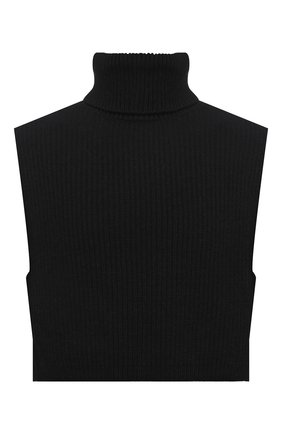 Мужские шерстяная манишка DRIES VAN NOTEN черного цвета по цене 23450 руб., арт. 212-022208-3703 | Фото 1 Мужские шерстяная манишка DRIES VAN NOTEN черного цвета, арт. 212-022208-3703 | Фото 1 (Материал: Шерсть)
