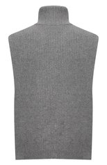 Мужские шерстяная манишка DRIES VAN NOTEN серого цвета, арт. 212-022208-3703 | Фото 3 (Материал: Текстиль, Шерсть)