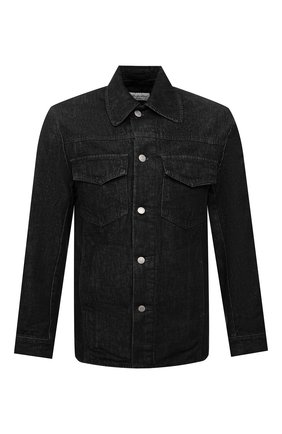 Мужская джинсовая куртка DRIES VAN NOTEN черного цвета по цене 59950 руб., арт. 212-020506-3372 | Фото 1 Мужская джинсовая куртка DRIES VAN NOTEN черного цвета, арт. 212-020506-3372 | Фото 1 (Длина (верхняя одежда): Короткие; Рукава: Длинные; Материал внешний: Хлопок, Деним; Кросс-КТ: Куртка, Деним; Стили: Кэжуэл)