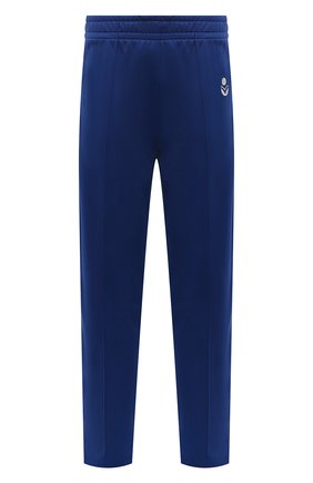 Мужские брюки ISABEL MARANT синего цвета, арт. PA2031-21A015H/INAYS | Фото 1 (Материал внешний: Синтетический материал, Хлопок; Длина (брюки, джинсы): Стандартные; Стили: Спорт-шик)