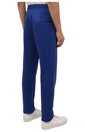 Мужские брюки ISABEL MARANT синего цвета, арт. PA2031-21A015H/INAYS | Фото 4 (Длина (брюки, джинсы): Стандартные; Материал внешний: Синтетический материал, Хлопок; Стили: Спорт-шик)
