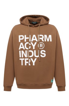 Мужской хлопковое худи PHARMACY INDUSTRY светло-коричневого цвета по цене 18050 руб., арт. PHMSFC260 | Фото 1 Мужской хлопковое худи PHARMACY INDUSTRY светло-коричневого цвета, арт. PHMSFC260 | Фото 1 (Материал внешний: Хлопок; Рукава: Длинные; Длина (для топов): Стандартные; Мужское Кросс-КТ: Худи-одежда; Принт: С принтом; Стили: Спорт-шик)