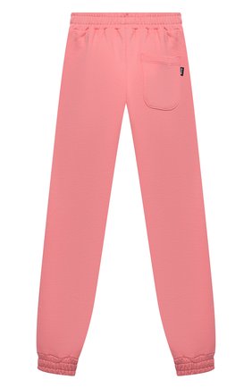 Детские хлопковые джоггеры MSGM KIDS розового цвета по цене 10500 руб., арт. MS027682 | Фото 2 Детские хлопковые джоггеры MSGM KIDS розового цвета, арт. MS027682 | Фото 2 (Материал внешний: Хлопок; Девочки Кросс-КТ: Брюки-спорт; Ростовка одежда: 10 - 11 лет | 140 - 146см, 12 лет | 152 см, 13 - 15 лет | 158 см, 6 лет | 116 см, 8 лет | 128 см)