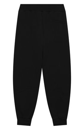Детские хлопковые джоггеры MSGM KIDS черного цвета по цене 8995 руб., арт. MS027692 | Фото 2 Детские хлопковые джоггеры MSGM KIDS черного цвета, арт. MS027692 | Фото 2 (Материал внешний: Хлопок; Девочки Кросс-КТ: Брюки-спорт; Ростовка одежда: 10 - 11 лет | 140 - 146см, 12 лет | 152 см, 13 - 15 лет | 158 см, 6 лет | 116 см, 8 лет | 128 см)