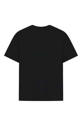 Детская хлопковая футболка MSGM KIDS черного цвета по цене 7585 руб., арт. MS027706 | Фото 2 Детская хлопковая футболка MSGM KIDS черного цвета, арт. MS027706 | Фото 2 (Материал внешний: Хлопок; Девочки Кросс-КТ: футболка-одежда; Рукава: Короткие; Ростовка одежда: 10 - 11 лет | 140 - 146см, 12 лет | 152 см, 13 - 15 лет | 158 см, 8 лет | 128 см)