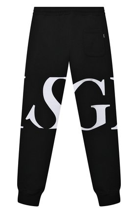 Детские хлопковые джоггеры MSGM KIDS черного цвета по цене 8555 руб., арт. MS027909 | Фото 2 Детские хлопковые джоггеры MSGM KIDS черного цвета, арт. MS027909 | Фото 2 (Материал внешний: Хлопок; Мальчики Кросс-КТ: Брюки-спорт; Ростовка одежда: 10 - 11 лет | 140 - 146см, 12 лет | 152 см, 13 - 15 лет | 158 см, 8 лет | 128 см)