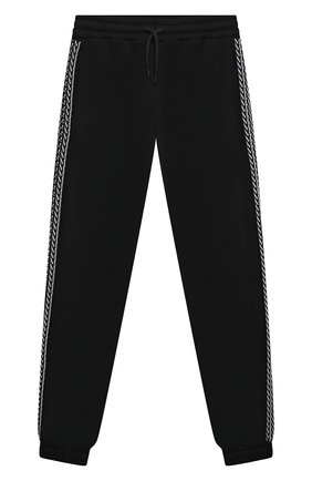 Детские хлопковые джоггеры MSGM KIDS черного цвета по цене 9950 руб., арт. MS027935 | Фото 1 Детские хлопковые джоггеры MSGM KIDS черного цвета, арт. MS027935 | Фото 1 (Материал внешний: Хлопок; Мальчики Кросс-КТ: Брюки-спорт; Ростовка одежда: 10 - 11 лет | 140 - 146см, 12 лет | 152 см, 13 - 15 лет | 158 см, 8 лет | 128 см)