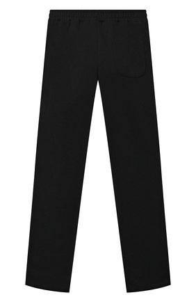 Детские хлопковые брюки MSGM KIDS черного цвета по цене 8555 руб., арт. MS027938 | Фото 2 Детские хлопковые брюки MSGM KIDS черного цвета, арт. MS027938 | Фото 2 (Материал внешний: Хлопок; Мальчики Кросс-КТ: Брюки-спорт; Ростовка одежда: 10 - 11 лет | 140 - 146см, 12 лет | 152 см, 13 - 15 лет | 158 см, 8 лет | 128 см)