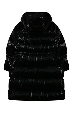 Детское пуховое пальто odetta MONCLER черного цвета по цене 71300 руб., арт. G2-954-1C544-10-53A3H/4-6A | Фото 2 Детское пуховое пальто odetta MONCLER черного цвета, арт. G2-954-1C544-10-53A3H/4-6A | Фото 2 (Материал подклада: Синтетический материал; Рукава: Длинные; Материал утеплителя: Пух и перо; Материал внешний: Синтетический материал; Кросс-КТ: Сезон: зима; Ростовка одежда: 4 года | 104 см, 5 лет | 110 см, 6 лет | 116 см)