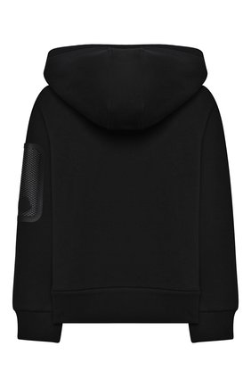 Детский хлопковая толстовка MONCLER черного цвета по цене 26700 руб., арт. G2-954-8G784-20-809B3/8-10A | Фото 2 Детский хлопковая толстовка MONCLER черного цвета, арт. G2-954-8G784-20-809B3/8-10A | Фото 2 (Материал внешний: Хлопок; Рукава: Длинные; Мальчики Кросс-КТ: Толстовка-одежда; Ростовка одежда: 10 - 11 лет | 140 - 146см, 8 лет | 128 см)