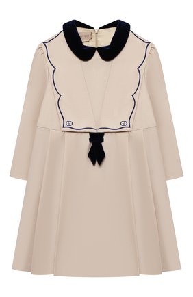 Детское шерстяное платье GUCCI белого цвета по цене 62800 руб., арт. 657967/XWAP7 | Фото 1 Детское шерстяное платье GUCCI белого цвета, арт. 657967/XWAP7 | Фото 1 (Материал внешний: Шерсть; Рукава: Длинные; Материал подклада: Вискоза; Девочки Кросс-КТ: Платье-одежда; Случай: Повседневный; Ростовка одежда: 10 - 11 лет | 140 - 146см, 12 лет | 152 см, 4 года | 104 см, 5 лет | 110 см, 6 лет | 116 см, 8 лет | 128 см)
