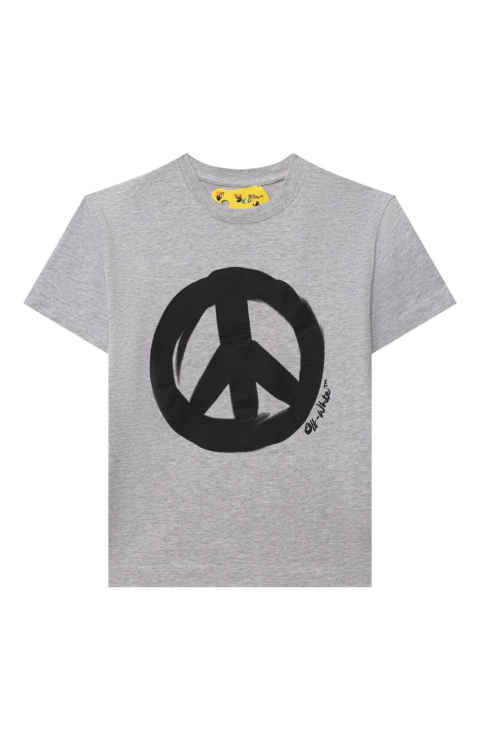 Мужского хлопковая футболка OFF-WHITE черного цвета, арт. 0BAA002F21JER005 | Фото 1 (Мальчики Кросс-КТ: Футболка-одежда; Ростовка одежда: 10 - 11 лет | 140 - 146см, 12 лет | 152 см, 4 года | 104 см, 6 лет | 116 см, 8 лет | 128 см)