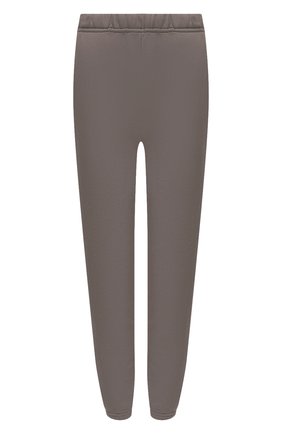Женские хлопковые джоггеры LES TIEN коричневого цвета, арт. CF-3001 | Фото 1 (Материал внешний: Хлопок; Стили: Кэжуэл; Кросс-КТ: Трикотаж; Женское Кросс-КТ: Джоггеры - брюки; Силуэт Ж (брюки и джинсы): Джоггеры; Длина (брюки, джинсы): Удлиненные, Стандартные)