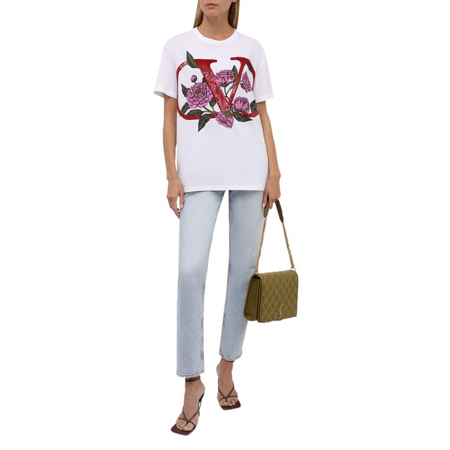 фото Хлопковая футболка valentino