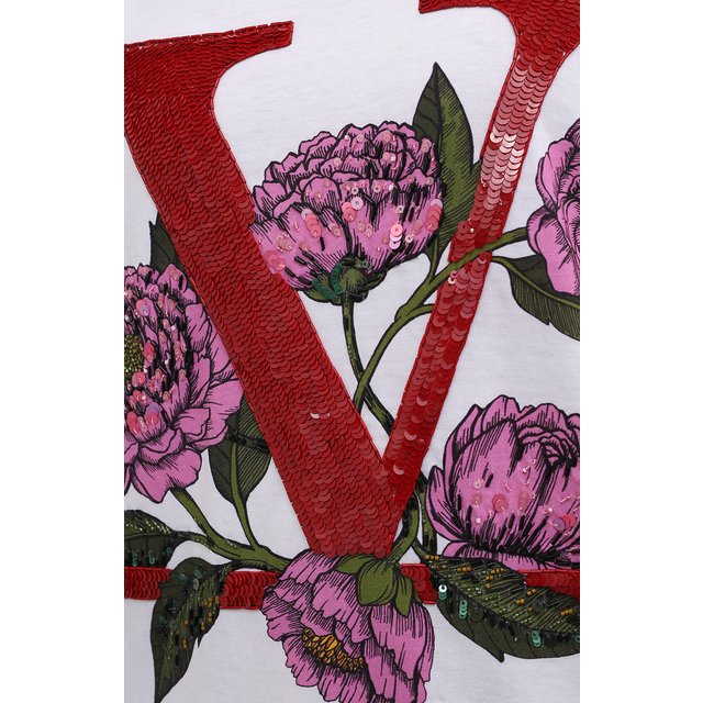 фото Хлопковая футболка valentino