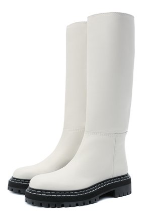 Женские кожаные сапоги PROENZA SCHOULER бежевого цвета по цене 77850 руб., арт. PS35282A/14044 | Фото 1 Женские кожаные сапоги PROENZA SCHOULER бежевого цвета, арт. PS35282A/14044 | Фото 1 (Материал внутренний: Натуральная кожа; Подошва: Платформа; Каблук высота: Низкий; Высота голенища: Средние; Каблук тип: Устойчивый; Материал внешний: Кожа)