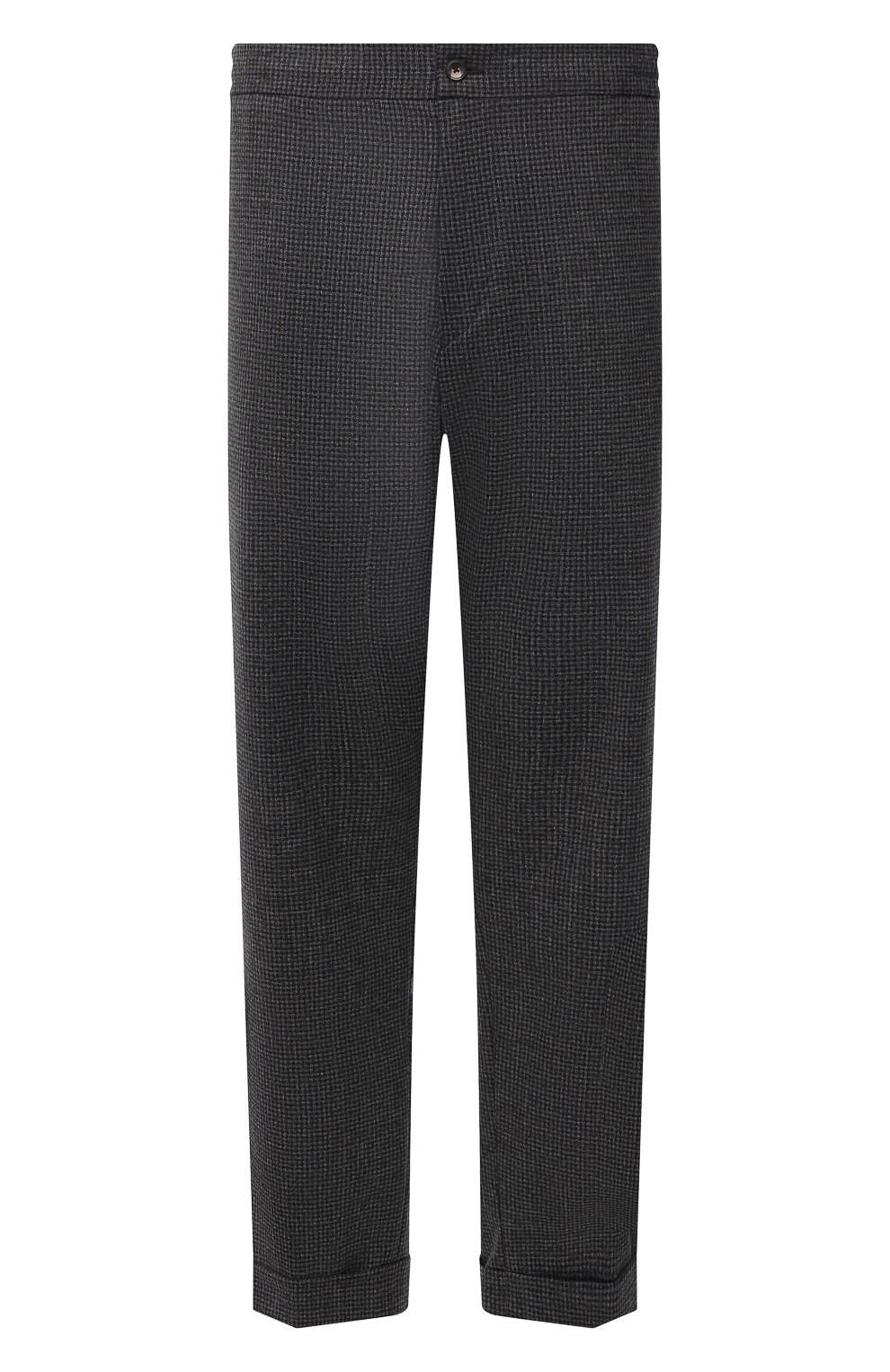 Мужские шерстяные брюки MARCO PESCAROLO серого цвета, арт. CHIAIAM/ZIP+RIS/4422 | Фото 1 (Big sizes: Big Sizes; Материал внешний: Шерсть; Длина (брюки, джинсы): Стандартные; Случай: Повседневный; Стили: Кэжуэл)