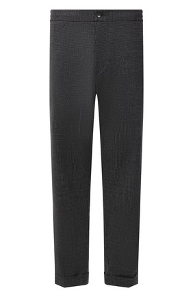 Мужские шерстяные брюки MARCO PESCAROLO серого цвета, арт. CHIAIAM/ZIP+RIS/4422 | Фото 1 (Материал внешний: Шерсть; Случай: Повседневный; Стили: Кэжуэл; Big sizes: Big Sizes; Длина (брюки, джинсы): Стандартные)