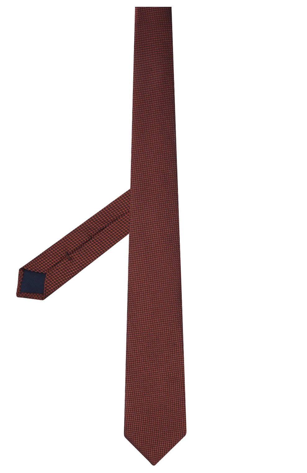 Мужской шелковый галстук CORNELIANI светло-коричневого цвета, арт. 88U302-1820305/00 | Фото 3 (Материал: Текстиль, Шелк; Принт: Без принта)