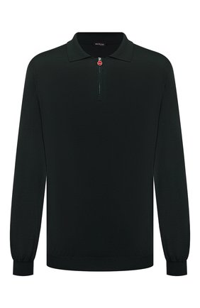 Мужское поло из кашемира и шелка KITON зеленого цвета по цене 199000 руб., арт. UK05ZL | Фото 1 Мужское поло из кашемира и шелка KITON зеленого цвета, арт. UK05ZL | Фото 1 (Материал внешний: Шерсть, Кашемир; Застежка: Молния; Рукава: Длинные; Кросс-КТ: Трикотаж; Стили: Кэжуэл; Big sizes: Big Sizes; Длина (для топов): Удлиненные)