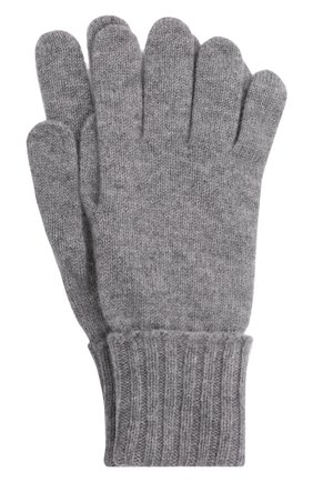 Мужские кашемировые перчатки INVERNI светло-серого цвета, арт. 5047 GU | Фото 1 (Материал: Кашемир, Шерсть, Текстиль; Кросс-КТ: Трикотаж)