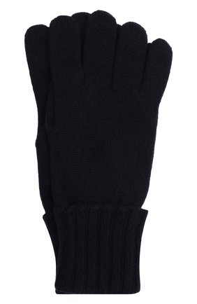 Мужские кашемировые перчатки INVERNI темно-синего цвета, арт. 5047 GU | Фото 1 (Материал: Кашемир, Шерсть, Текстиль; Кросс-КТ: Трикотаж)