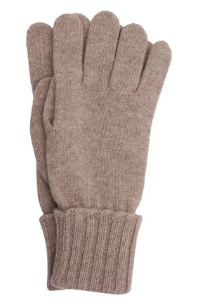 Мужские кашемировые перчатки INVERNI темно-бежевого цвета, арт. 5047 GU | Фото 1 (Материал: Кашемир, Шерсть, Текстиль; Кросс-КТ: Трикотаж)