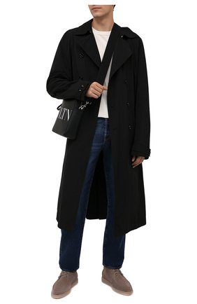 Мужские замшевые ботинки SANTONI серого цвета по цене 52700 руб., арт. MGDG17891TAAASVUM45 | Фото 2 Мужские замшевые ботинки SANTONI серого цвета, арт. MGDG17891TAAASVUM45 | Фото 2 (Материал утеплителя: Натуральный мех; Подошва: Плоская; Материал внутренний: Натуральная кожа; Мужское Кросс-КТ: Ботинки-обувь, зимние ботинки; Материал внешний: Замша)