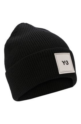Мужская шерстяная шапка Y-3 черного цвета по цене 7700 руб., арт. H54025/M | Фото 1 Мужская шерстяная шапка Y-3 черного цвета, арт. H54025/M | Фото 1 (Материал: Шерсть; Кросс-КТ: Трикотаж)