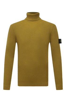 Мужской шерстяной свитер STONE ISLAND хаки цвета по цене 29950 руб., арт. 7515525C2 | Фото 1 Мужской шерстяной свитер STONE ISLAND хаки цвета, арт. 7515525C2 | Фото 1 (Материал внешний: Шерсть; Мужское Кросс-КТ: Свитер-одежда; Рукава: Длинные; Длина (для топов): Стандартные; Принт: Без принта; Стили: Кэжуэл)