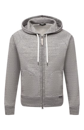 Мужской хлопковая толстовка TOM FORD светло-серого цвета по цене 123000 руб., арт. BY292/TFJ236 | Фото 1 Мужской хлопковая толстовка TOM FORD светло-серого цвета, арт. BY292/TFJ236 | Фото 1 (Рукава: Длинные; Длина (для топов): Стандартные; Материал внешний: Хлопок; Мужское Кросс-КТ: Толстовка-одежда; Стили: Спорт-шик; Региональные ограничения белый список (Axapta Mercury): RU)