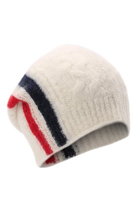 Мужская шерстяная шапка MONCLER белого цвета по цене 19100 руб., арт. G2-091-3B000-03-M1211 | Фото 1 Мужская шерстяная шапка MONCLER белого цвета, арт. G2-091-3B000-03-M1211 | Фото 1 (Материал: Шерсть; Кросс-КТ: Трикотаж)