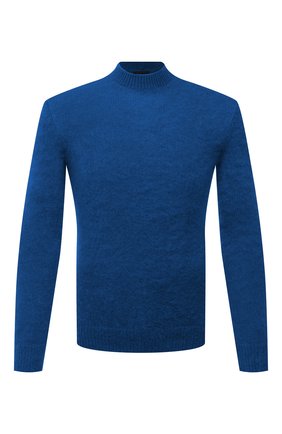 Мужской шерстяной свитер GIORGIO ARMANI синего цвета по цене 66900 руб., арт. 6KSM46/SM44Z | Фото 1 Мужской шерстяной свитер GIORGIO ARMANI синего цвета, арт. 6KSM46/SM44Z | Фото 1 (Материал внешний: Шерсть, Синтетический материал; Мужское Кросс-КТ: Свитер-одежда; Рукава: Длинные; Длина (для топов): Стандартные; Принт: Без принта; Стили: Кэжуэл)