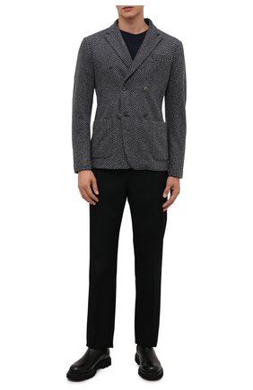 Мужской пиджак из шерсти и кашемира GIORGIO ARMANI серого цвета по цене 351000 руб., арт. 6KSG54/SJVDZ | Фото 2 Мужской пиджак из шерсти и кашемира GIORGIO ARMANI серого цвета, арт. 6KSG54/SJVDZ | Фото 2 (Материал внешний: Кашемир, Шерсть; Длина (для топов): Стандартные; Рукава: Длинные; Материал подклада: Синтетический материал; Случай: Повседневный; Кросс-КТ: Трикотаж; Пиджаки М: Приталенный; 1-2-бортные: Однобортные; Стили: Кэжуэл)